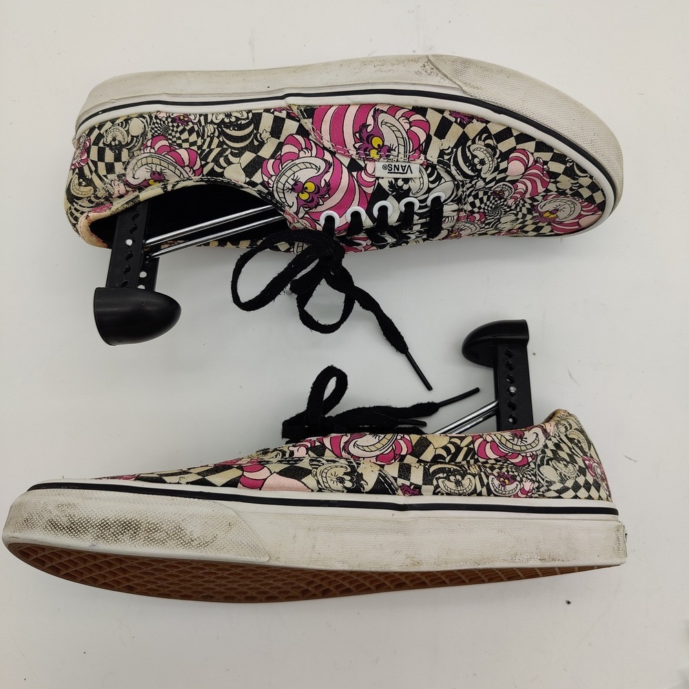Vans x Disney Grunge Skater Alice in Wonderland Cheshire Cat Checker M 10 W 11.5 - Picture 3 of 16